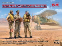 British Pilots in Tropical Uniform(1939-1943)(3 figures)