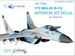 MiG-29 9-13 Interior 3D Decal