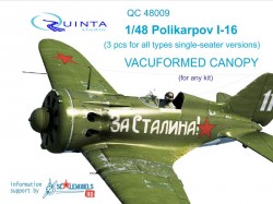 Polikarpov I-16 3 pcs for all single-seater versions