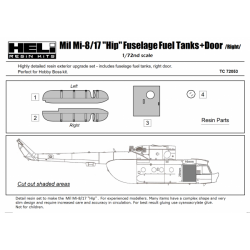 Mil Mi-8/17 "Hip" Fuselage Fuel Tanks + Door (right)
