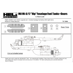 Mil Mi-8/17 "Hip" Fuselage Fuel Tanks + Doors