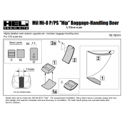 Mil Mi-8 baggage handling door Set