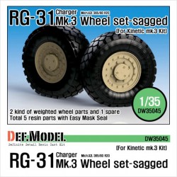 RG31 Mk.3 Sagged Wheel Set for Kinetic 