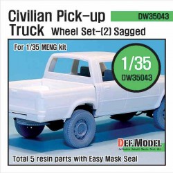 Civilan Pick Up Truck Sagged Wheel Set No.2 
