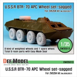 BTR 70 APC Sagged Wheel Set 