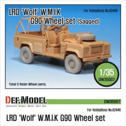 LRD Wolf W.M.I.K G90 Sagged Wheel Set for Hobbyboss 