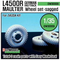 German L4500R Maultier Wheel Set for Zvezda 