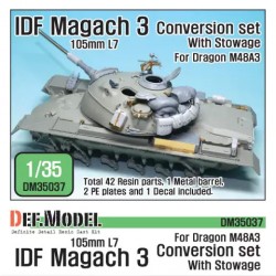 IDF Magach 3 Conversion Set With Stowage for Dragon M48a3 