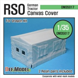 German RSO Tractor Canvas Cover for Dragon 