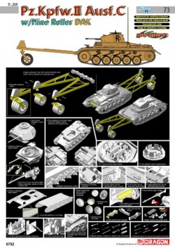 Panzer Ausf.C w/mine Roller Dak