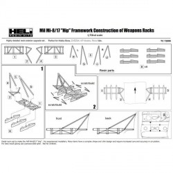 Mil Mi-8/17 "Hip" Framework Construction of Weapoms Racks