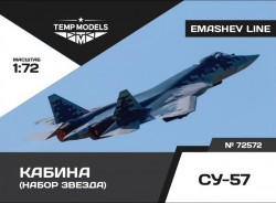 Su-57 cockpit set for Zvezda