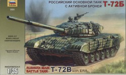  Tank with active armor T-72B