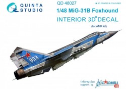 MiG-31B 3D Interior 3D Decal