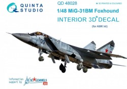 MiG-31BM 3D Interior 3D Decal
