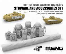 British FV510 Warrior TES(H) AIFV Stowage And Accessories Set (RESIN)