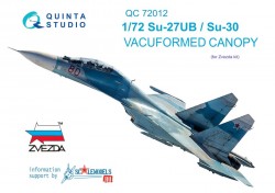 Su-27UB/Su-30 vacuformed canopy