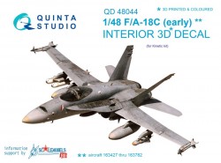 F/A-18C (early) Interior 3D Decal