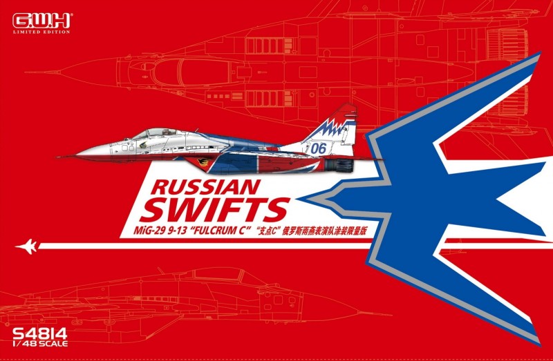 MIG-29  9-13 "Fulcrum C" "Russian Swifts" /w special Mask & Decal