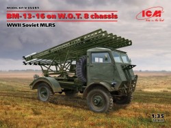 BM-13-16 on W.O.T. 8 chassis, WWII Soviet MLRS
