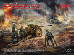 Battle of Kursk(July 1943)(T-34-76(early 1943),Pak 36(r )with Crew(4 figures))