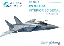 MiG-31DZ Interior 3D Decal