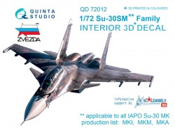 Su-30SM Interior 3D Decal