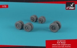 Handley-Page Victor wheels w/ weighted tires