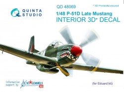 P-51D (Late) Interior 3D Decal