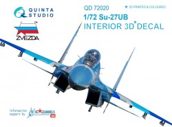 Su-27UB Interior 3D Decal