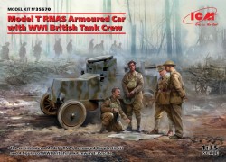 T RNAS Armoured Car with WWI British Tank w/crew