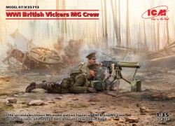 WWI British Vickers MG Crew(Vickers MG & 2figures)