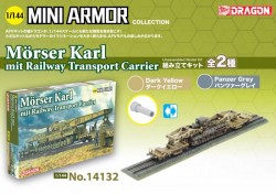 Morser Karl mit Railway Transporter Carrier