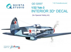 Yak-3 Interior 3D Decal