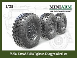 KamAZ-63968 Typhoon-K Sagged wheels set