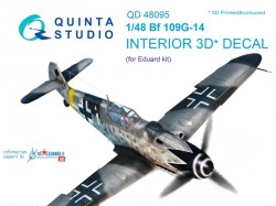 Bf 109G-14 Interior 3D Decal