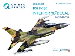 F-16C Interior 3D Decal