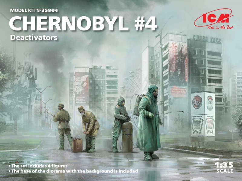 Chernobyl  4 Deactivators (4 figures)