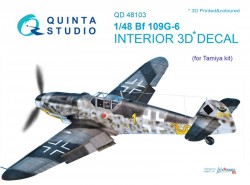  Bf 109G-6 Interior 3D Decal
