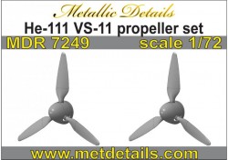 He 111. VS-11 propeller set (ICM, Revell/Monogram)