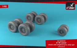 B-1B Lancer wheels w/ weighted tires, early