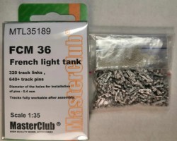 Tracks for French light tank FCM 36