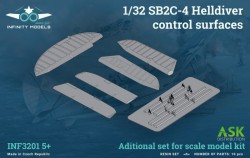 SB2C-4 Helldiver control surfaces