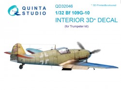 Bf 109G-10 Interior 3D Decal