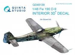 FW 190D-9 Interior 3D Decal