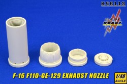 F-16C/D F110-GE-129 Exhaust Nozzle Set 