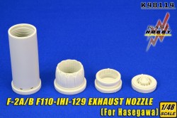 F-2A/B F110-IHI-129 Exhaust Nozzle Set 