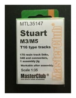 Tracks for  M3/M5 Stuart T16 with new rubber pads