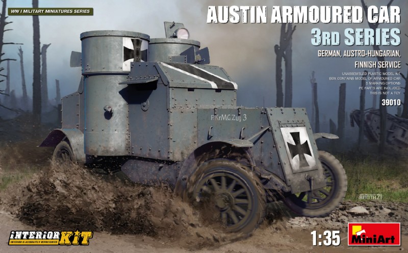 Austin Armoured Car 3rd Series:Germ,Austro-Hungar,Finnish Servi.InteriorKit