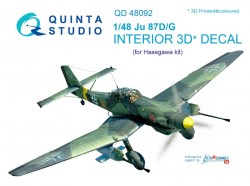 Ju 87D/G Interior 3D Decal